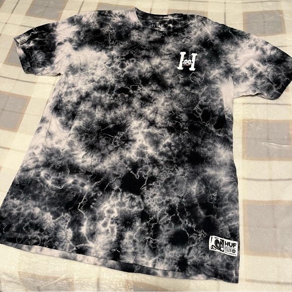 Huf X Felix the Cat Collection Tie Dye T-Shirt Size Medium - Picture 1 of 6